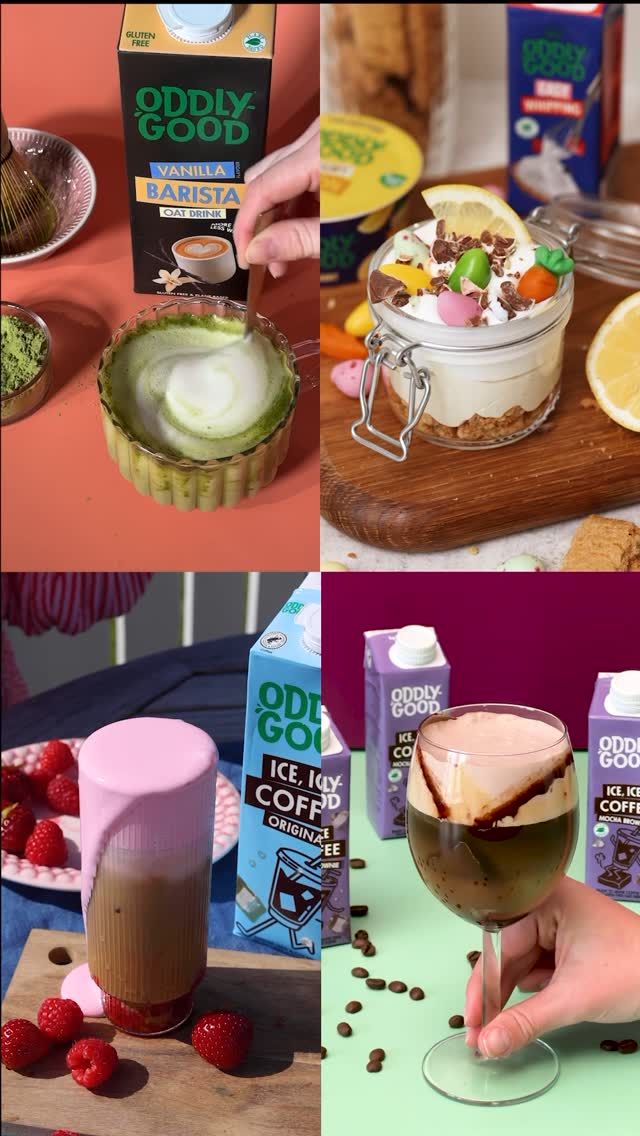 Fyra färgsprakande videos vi tagit fram åt vår kund @oddlygood 💜💚🧡 Att jobba med OddlyGood innebär kreativ frihet när den är som bäst, vi får tänka utanför boxen, både i recept och visuellt uttryck (vilket vi såklart älskar 😎) Här maxar vi färg, lager på lager i både set design och mat. Resultatet? Lekfullt, härligt och 100% ögongodis! 😍✨ Vilken av dessa videos är din favorit?